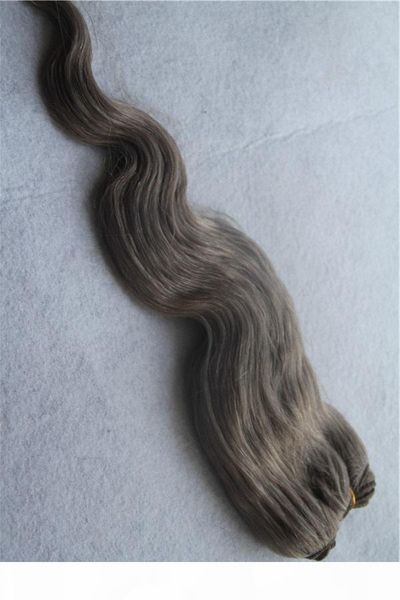

бразильский body wave extensions волос 100% человеческих волос remy weave связки 10-30 inchs необработанные двойной уток волос ткачество, Black