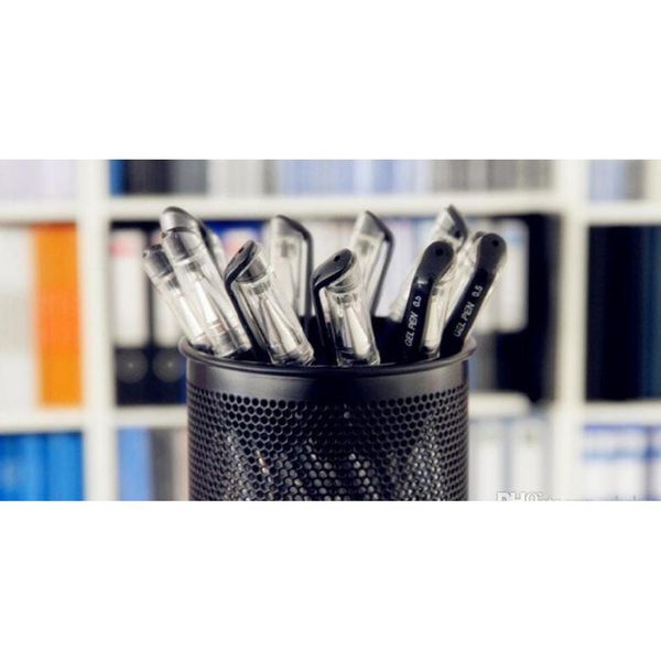 

new 6600es gel pen office signature pen 0.5mm ballpoint pen office supplies writing tools student ballpoi wmtcwb toys2010, Blue;orange