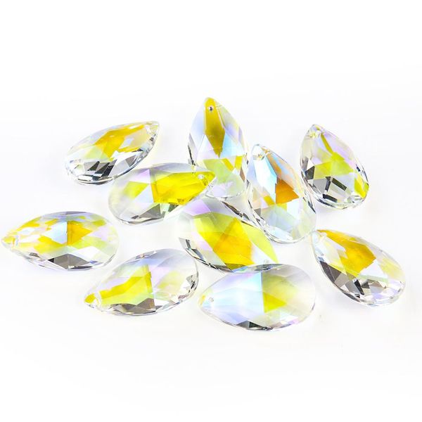 

5pcs 37mm ab color angel tears crystal prism chandelier crystals part suncatcher rainbow hanging home decor lighting accessories h jlljnq