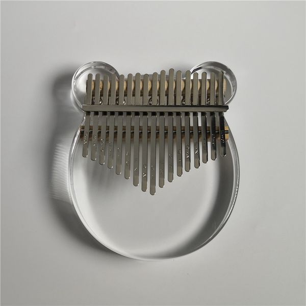 

highend 6pcs/set acoustic guitar string gauge sta scoutdoor 17 key kalimba thumb piano acrylic 17 key transparent music keyboard mbira sanza