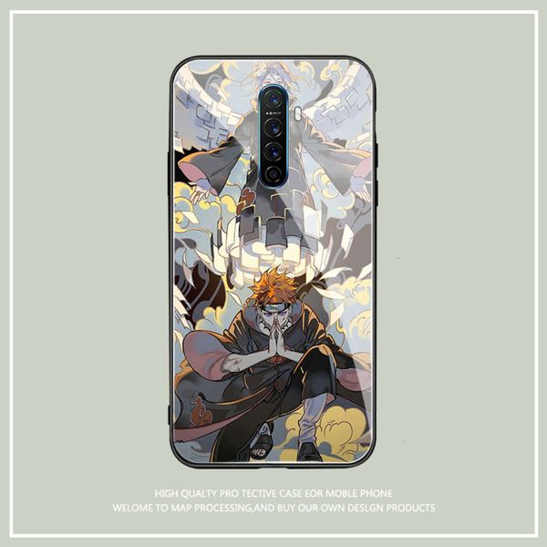 

anime naruto oppo reno2z r17pro r9s r11s frosted tempered glass mobile phone case reno10 ace2 a91 k3 k5 k7x / a72 siliconevfe1