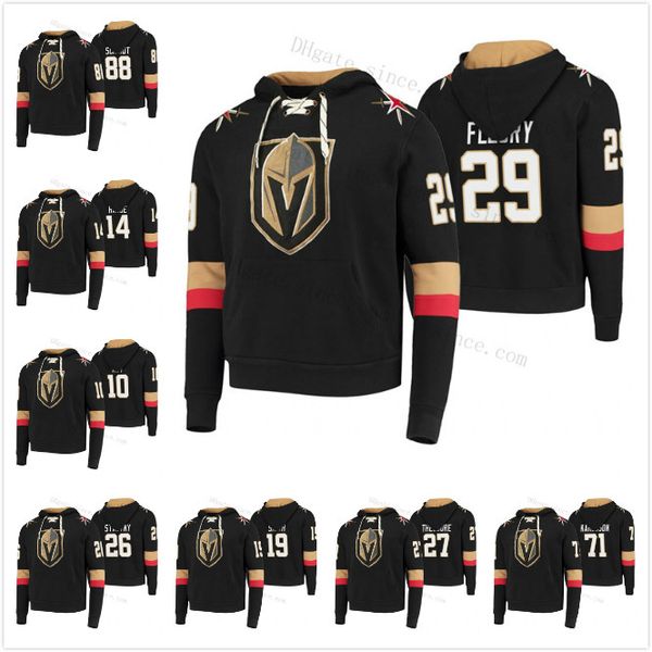 

men women youth vegas golden knights william karlsson reaves marc-andre fleury mark stone marchessault schmidt black kinship hoodie jerseys
