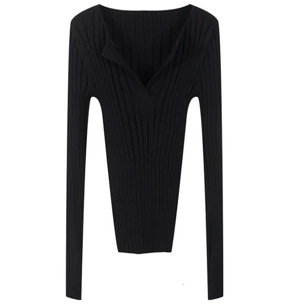 

2021 new cashmere deep down in v sweater woman luxury designer vintage jersey n1v8 4hip ecjx, White;black