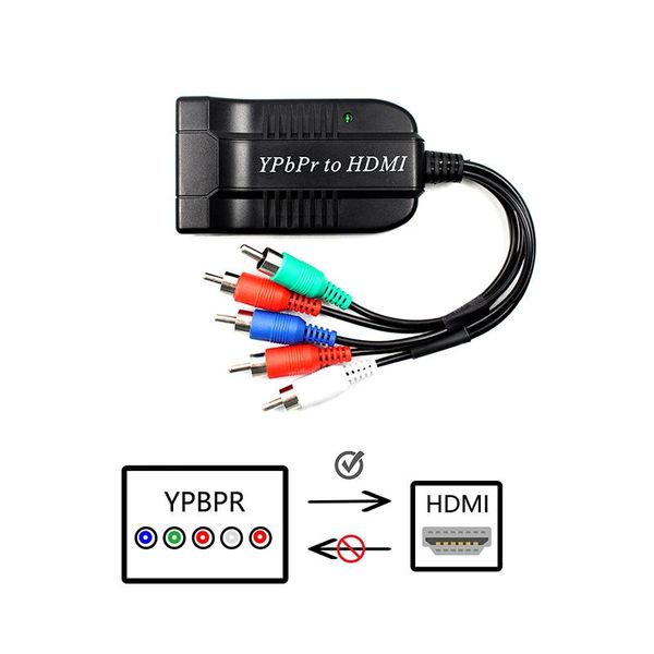 

5rca rgb component to converter ypbpr to converter video audio adapter for dvd
