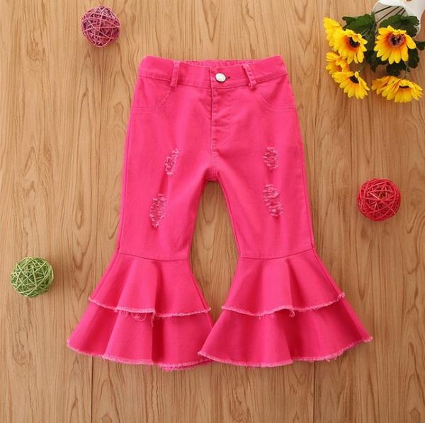 girls flared trousers