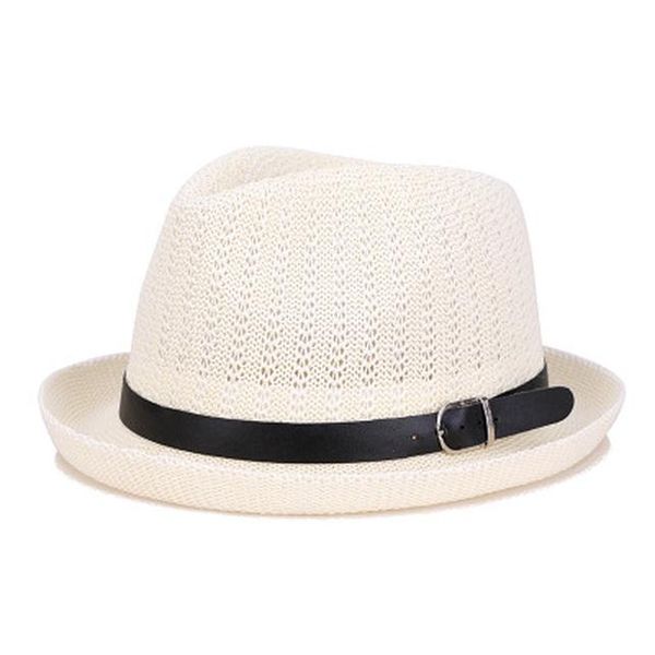 

2018 spring summer sun шляпа для женщин и мужского джаз braid cap summer beach соломенной панама femal топпер bbygmt alice_bag, Black;white