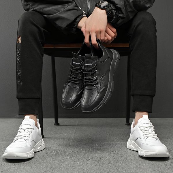 

misalwa matte / plain black white new designers men's sneakers men style outdoor fashion footwear man trendy comfy casual shoes 201019