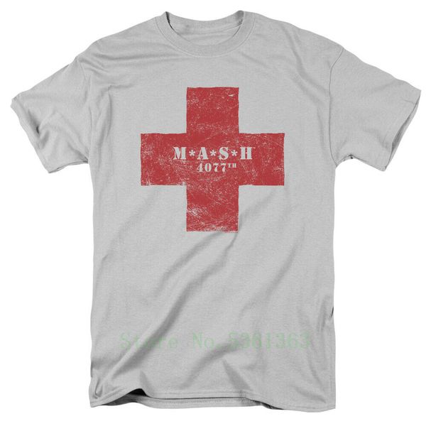 

mash red cross logo licensed women fashion comics clothes mens sport hooded sweatshirt hoodie t shirt