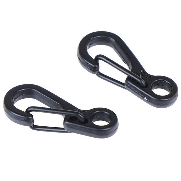 

mini spring backpack clasps climbing carabiners equipment survival snap hook keychainl buckle 10 pcs min qyltnf