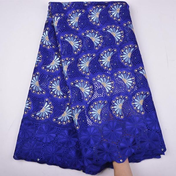 

ribbon african voile lace fabric 2021 swiss in switzerland embroidery cotton dry a1296, Pink;blue