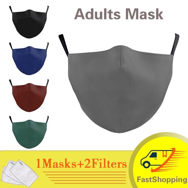 

pm25 для взрослых маски для лица pure color регулируемой маски для лица пыль моющегося многоразового хлопок маска моды пыл рот маска sqccip