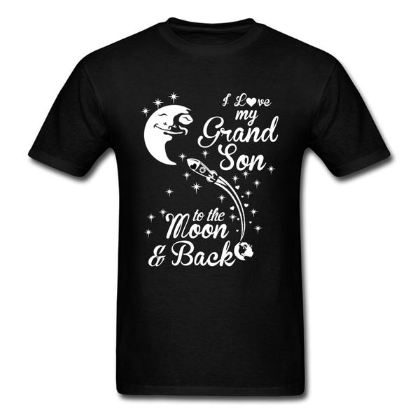 

funny birthday gift letter print hip hop clothes love grandson to the moon and back sport hooded sweatshirt hoodie t shirt