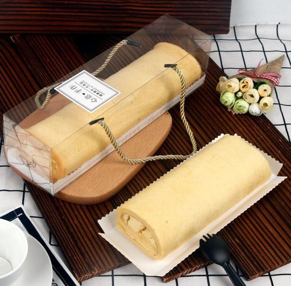 

150pcs/lot 22.5*7.8*7.8cm/29.5*7.8*7.8cm large clear transparent packing box with tray baked cookie birthday gift cake box