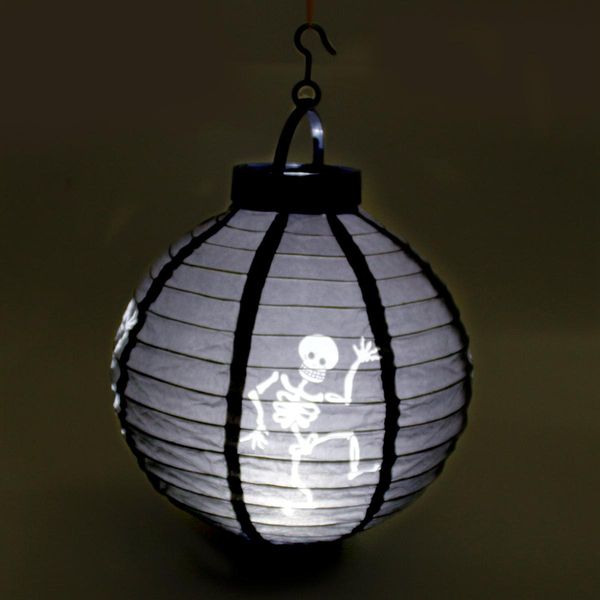 

fengrise бумаги тыквы фонарь хэллоуин фонарь украшения led haloween украшения для дома diy подвесной фонарь лампа supplies wmtkwy