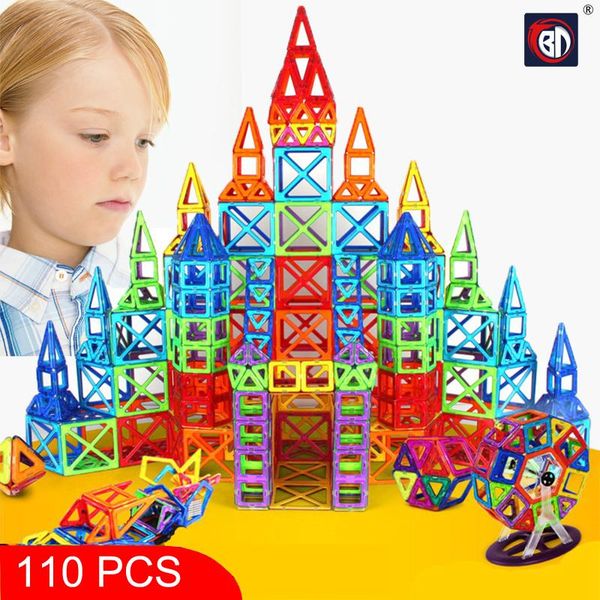 

просветите 144pcs mini магнитный конструктор construction set модель игрушки пластиковые magnetic строительные блоки развивающие игрушки для