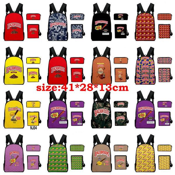 

14styles 3pcs/set backwoods how to roll with adam roose violet backwoods honey bourbon 3 cigars orange school backpacks pen bags jllrvx