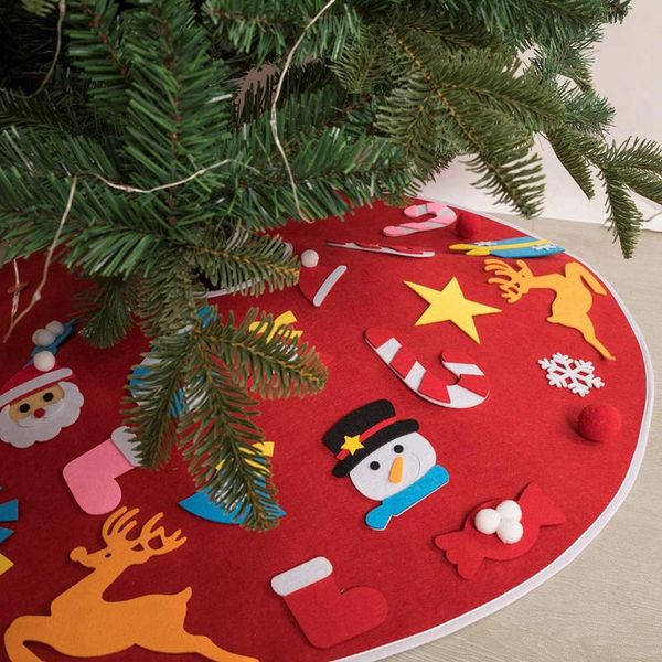 

diy рождественская елка юбка с рождеством декор для дома 2020 noel navidad cristmas украшения подарков для детей happy new year 2021 sqckjy