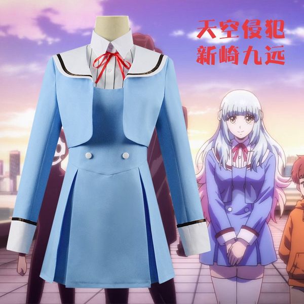 

anime costumes anime high-rise invasion shinzaki kuon cosplay costume women girl jk sailor uniform halloween suits sets, Black