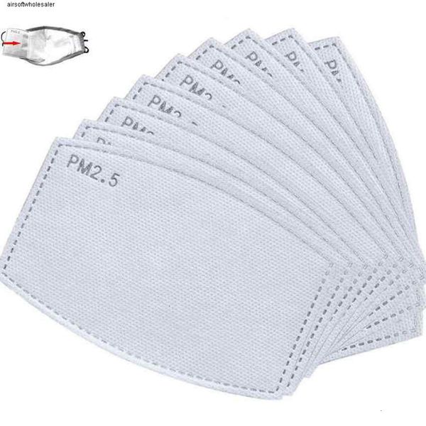 

child 5 layers pads insert disposable filter mat activated carbon masks replaceable filters pm2.5 mask pad zza2086 120pcss4dk