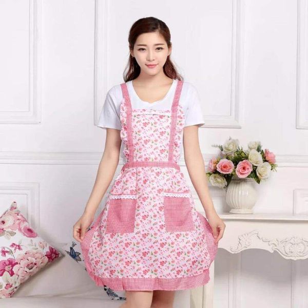 

2021 fashion sleeve less oil proof adult smock tube apron