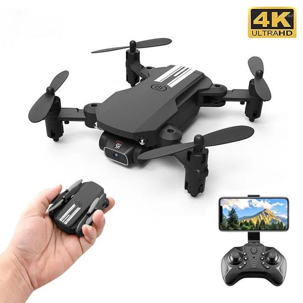 

wecute 2020 new mini drone 4k 1080p hd camera wifi fpv air pressure altitude hold black and gray foldable quadcopter rc dron toy1
