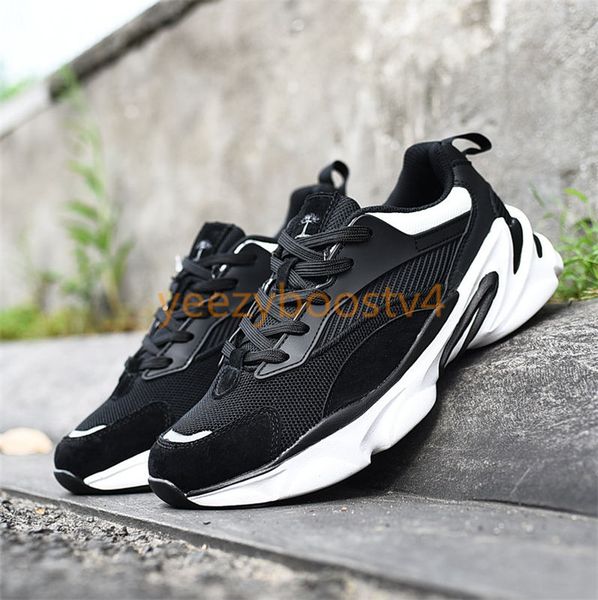 

2021 treeperi fashion chunky men women trainers sport running shoes black white sneakers us 8.5 eur 42 for men