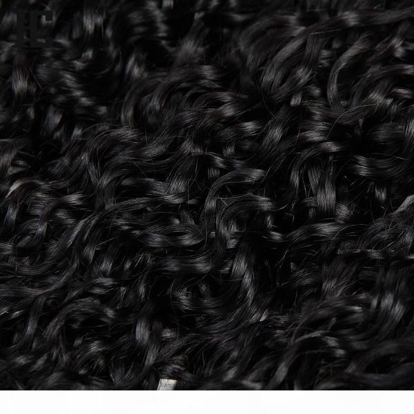 

hc hair kinky curly brazilian human hair products with 360 lace frontal closure 3pcs brazilian virgin hair bundles with 360 lace frontal, Black;brown