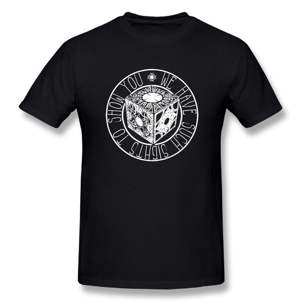

midnite star hellraiser puzzlebox we have such sights to show you clive barker round neck short sleeve hooded sweatshirt hoodie men t shirt