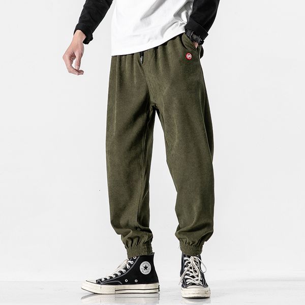 

2021 new sweatpants streetwear spring autumn hip hop harem pants men's casual korean oversize joggers trouers 72g8, Black
