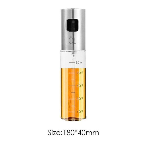 

100ml kitchen baking oil cook oil spray leakproof salad bbq cooking glass oil sprayer vinegar bottle dispenser cook jllfim