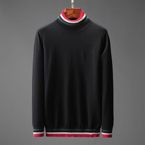 

sleeve for mens thick long designer sweaters autumn spring fashion luxury clothing letter embroidery pullover sweate, Gray