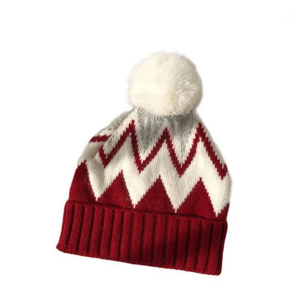 

beanies women knitted hat fashion winter hats for ladies wool thick warm vogue girls cap female beanie caps tg01931