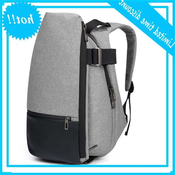 

cai pu patchwork large travel waterproof bag 15.6 inch lapfashion men casual herfst style schools backpack