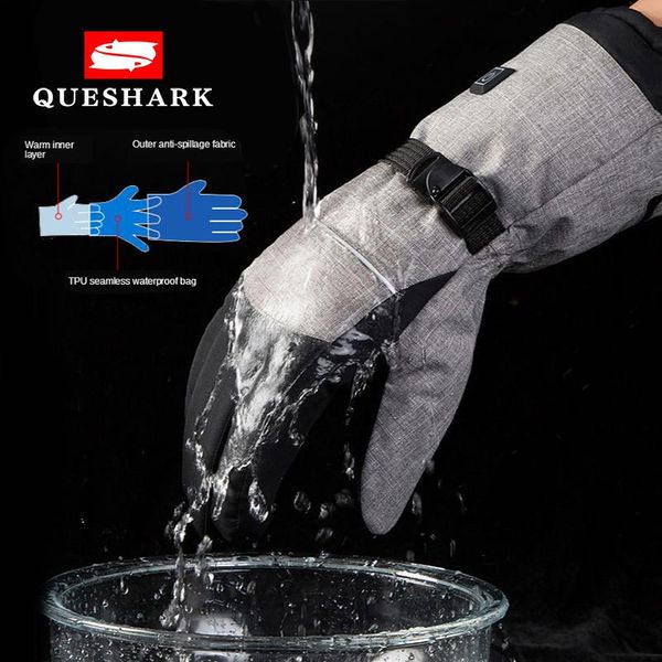 

smart electric heating ski gloves snow mittens windproof waterproof men women cycling fishing snowmobile snowboard skiing gloves