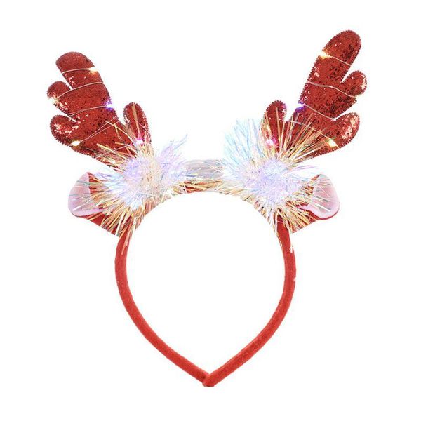 

christmas headbands reindeer antler headgear kids gift new year festival party decor props for adults and children