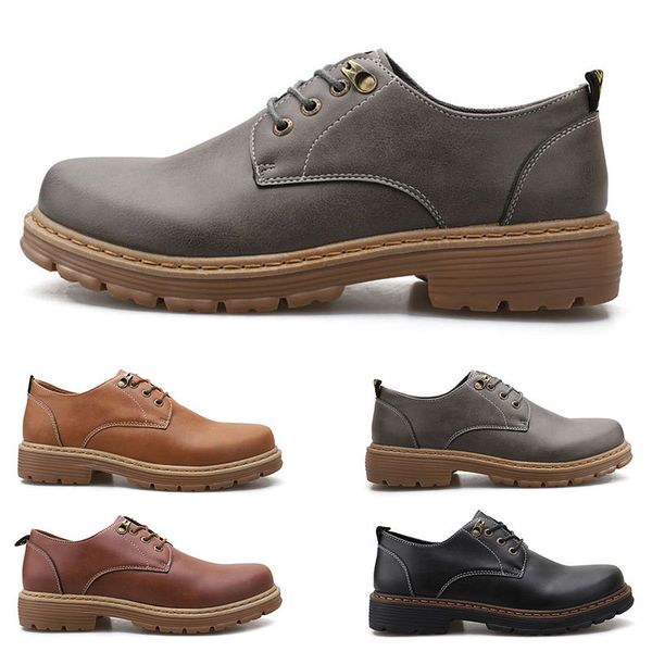 

fashion large size 38-44 new men's leather men's shoes overshoes british casual shoes espadrilles eighteen, Black