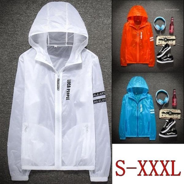 

zogaafashion casual transparent sun protection clothing outdoor riding light and breathable sports uv protection men's jacket1, Black;brown