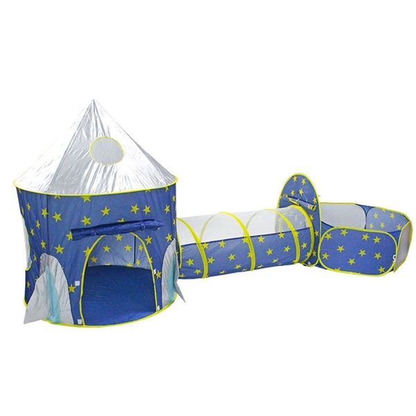 3 in 1 tenda per bambini portatile giocattolo piscina di palline oceano bambini tende tipi tunnel strisciante piscina di palline tende per bambini casa tenda per bambini LJ200923