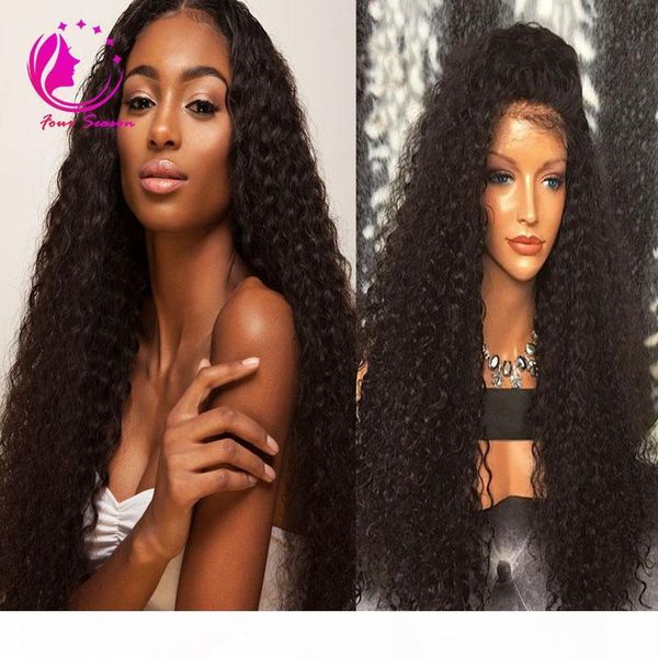 

full density virgin peruvian human hair full lace wig with baby hair long curly glueless hair wig with bleached knots, Black;brown