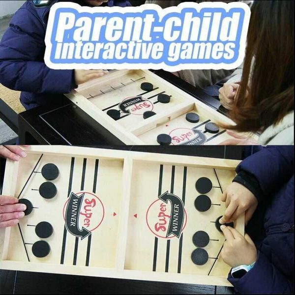 

party favor catapult chess parent-child interactive toy sling puck table game deskboard battle ice hockey games for children
