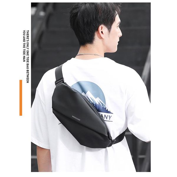 

waist bags men's multifunctional crossbody casual sports men chest bag backpack trend new bolsa de cintura masculina fanny pack