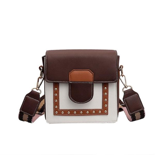 

fashion bags ladies luxury vintage crossbody bags designer wide shoulder strap casual shoulder bag for women messenger
