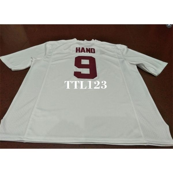 

men #9 da'shawn hand alabama crimson tide red black white college jersey or custom any name or number jersey