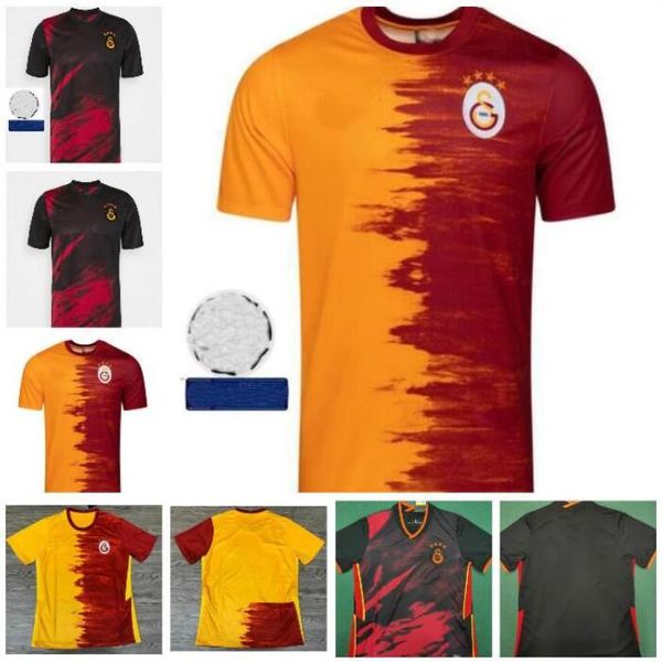 

20 21 lemina 99 michael seri 6 saracchi 36 galatasaray soccer jerseys home away luyindama 27 falcao 9 belhanda 10 diagne 91 2020 jersey, Black;yellow