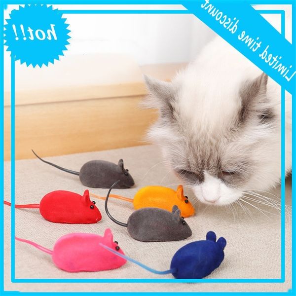 

3 stack/batch pieper interactive sound teaser mouse games colorful funny toys for kitts cat game pets delivers