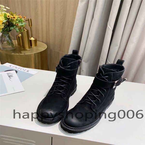 

fashion flat bottomed women's boots winter snow boots black plush thermal casual zipper martin boots size35-40