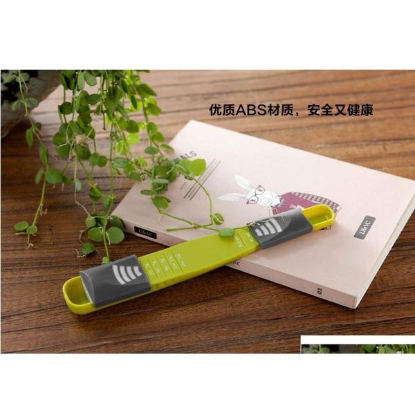 

adjustable scale measuring spoon new double end adjustable scale measuring spoon kitchen tool creati jllcwn bdesybag