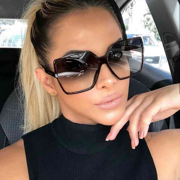 

sunglasses women retro big frame square sun glasses vintage okulary lunette soleil femme uv400 oculos eyewear, White;black