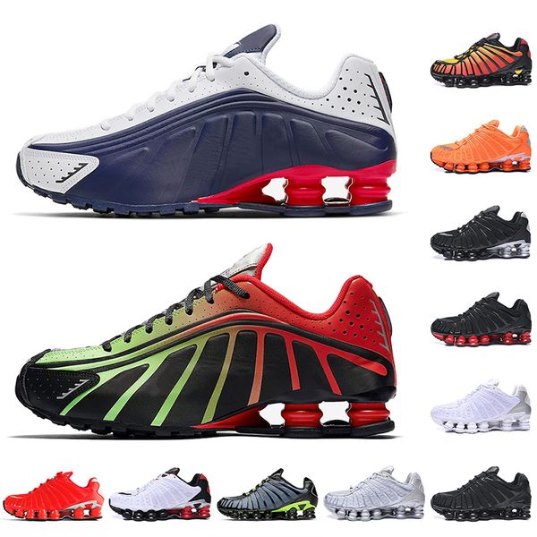 

2021 fashion shox 301 shox tl big size 12 mens running shoes white blue neymar triple white black women mens trainers sneakers