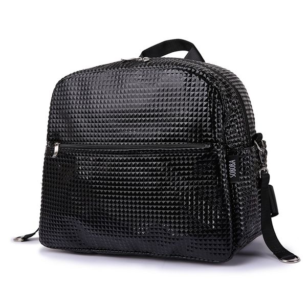 

stroller bag for baby travel 18l large capacity diamond plaid solid waterproof diaper bag for mother maternity bag with 2 straps 201120